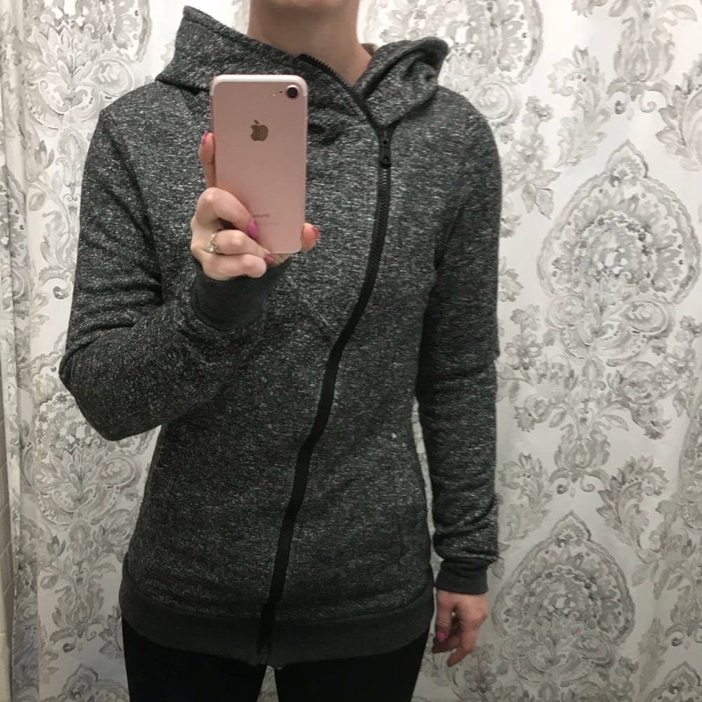 Asymmetrical Zip Hoodie | Ampersand Avenue